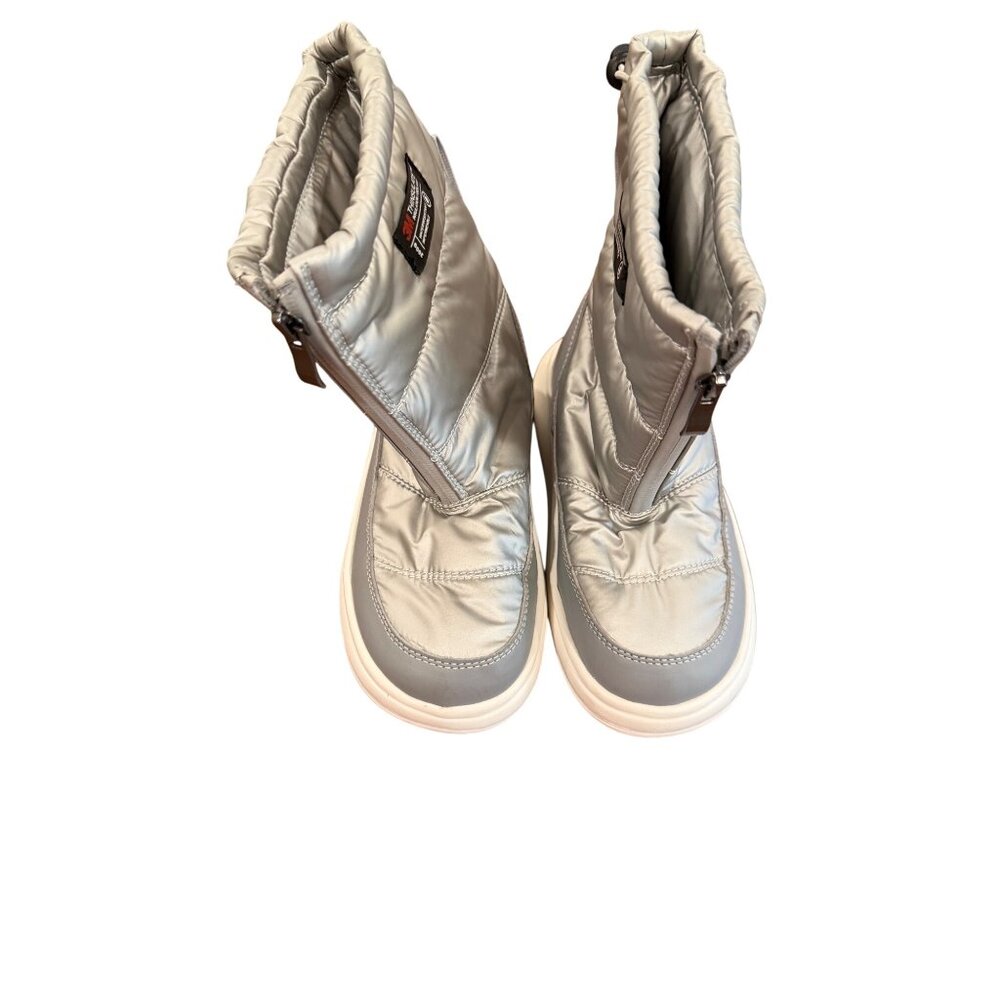 Kids Winter Boots Size 13 Beige 3M Thinsulate 200g Insulated Water Resistant